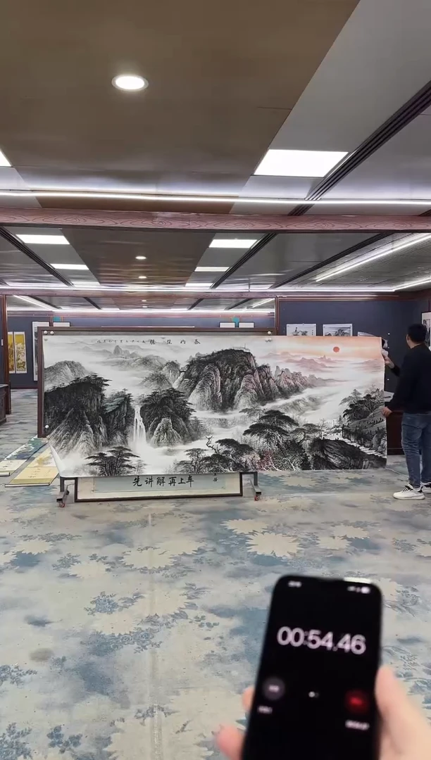 国画春****，Z王红兵-山水国画-大丈二