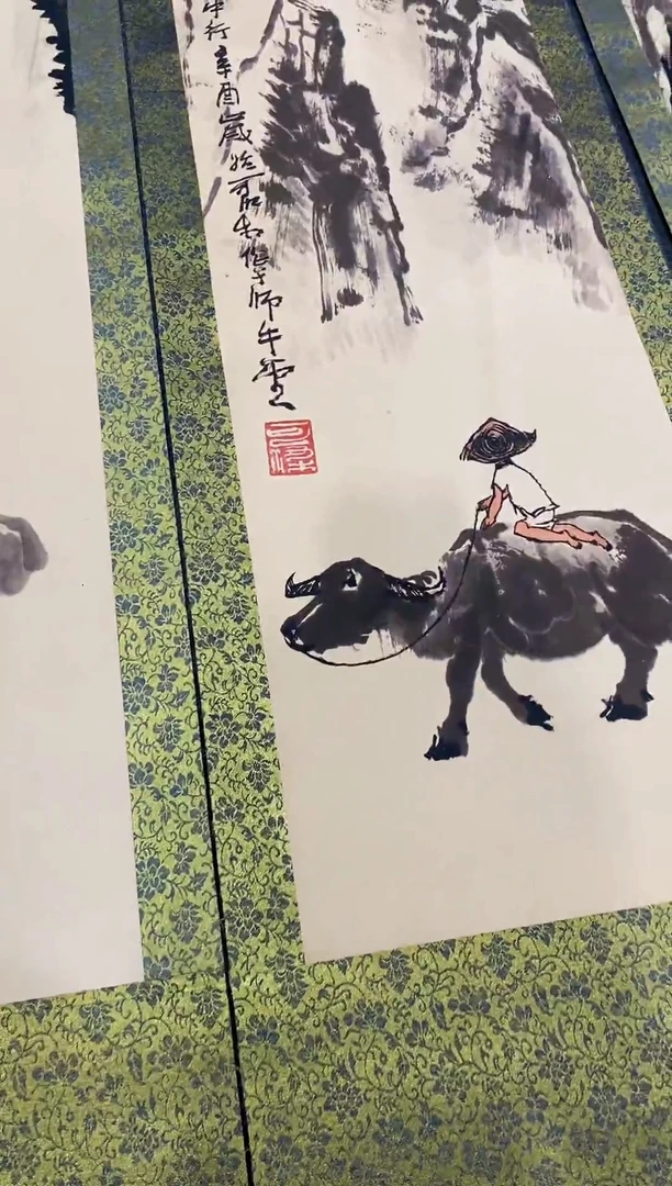 陶瓷纯手工手绘字画