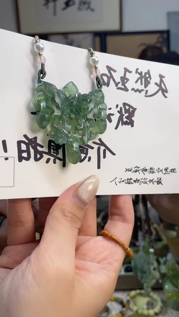 未镶嵌岫玉.多样性发货其中发一微瑕处理不退不换
