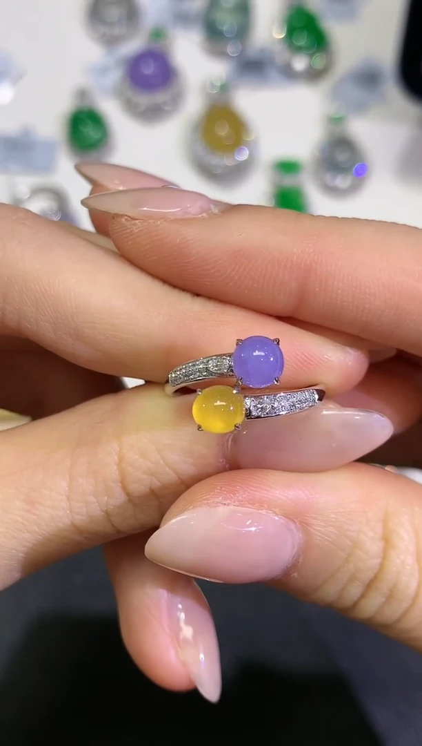 【闪购商品】翡翠颈饰18K金镶嵌团购11