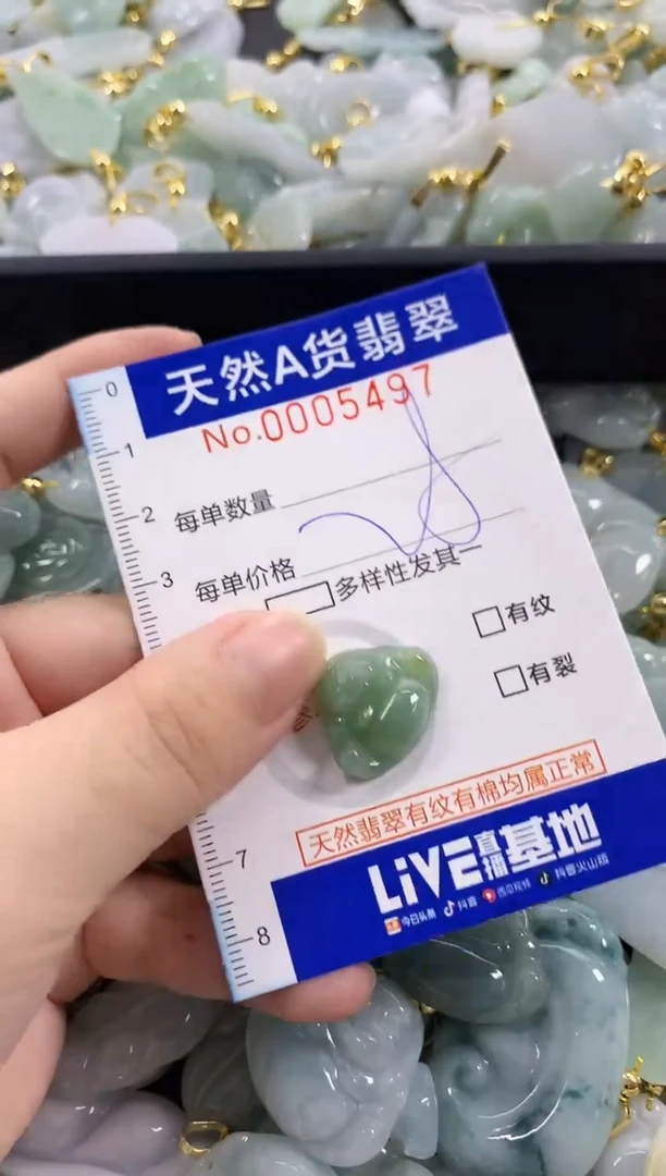 颈饰未镶嵌翡翠天然A货翡翠