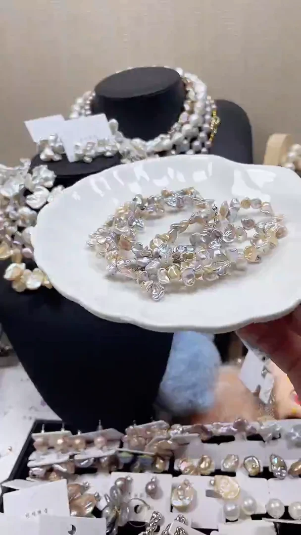未镶嵌项链淡水珍珠【纯恬饰品】（多样性发货发一）