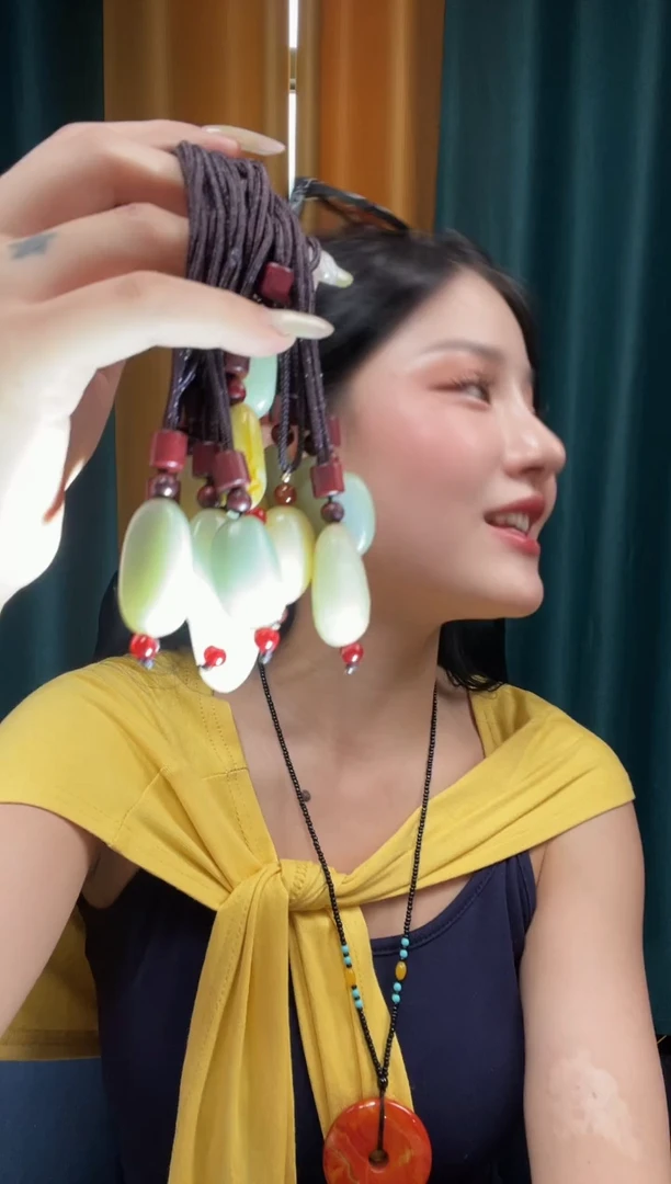 和田玉未镶嵌颈饰c903