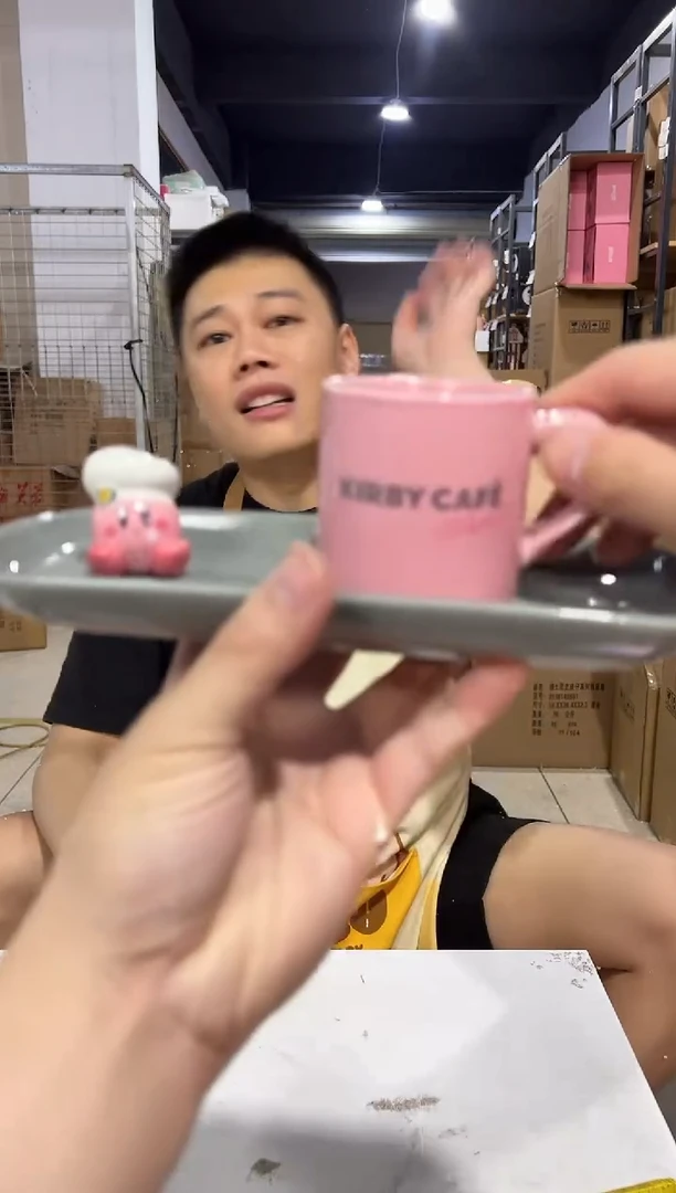瓷片星之卡比一杯一碟掉落自己粘一下