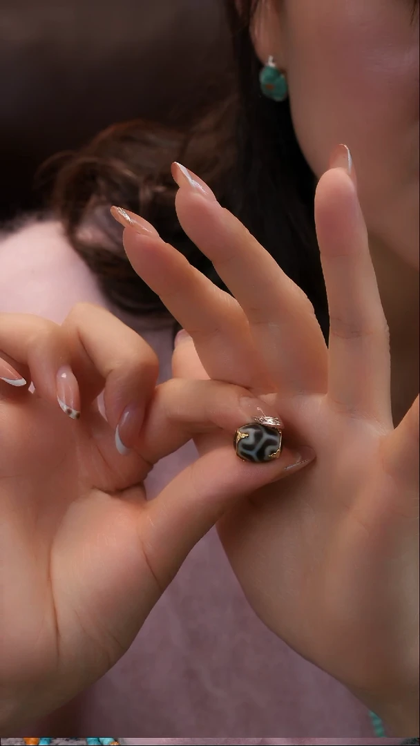 玛瑙/玉髓（覆膜）吊坠(不含链)未镶嵌1111