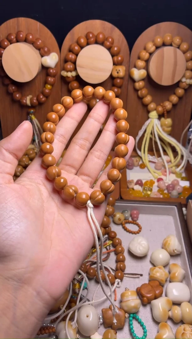 手串猴头核桃全品纯手工龙炎手持爱心绿跑环