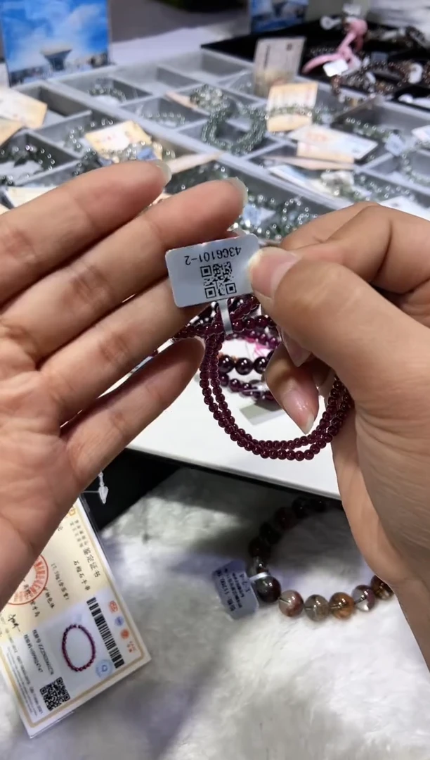 【闪购商品】石榴石手串未镶嵌手串