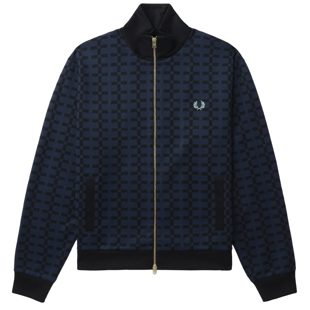 FRED PERRY 25年新品欧若风长袖立领拉链时尚百搭潮流夹克外套