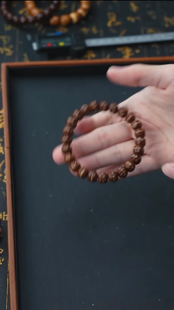 手串紫金鼠实心无相一线天10