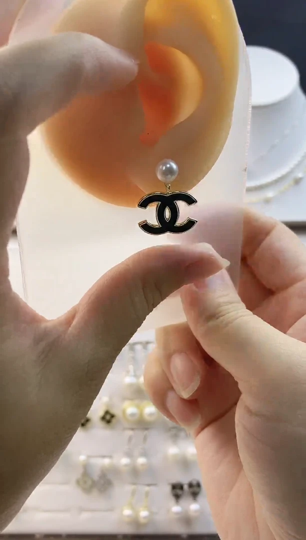 合金耳饰淡水珍珠91