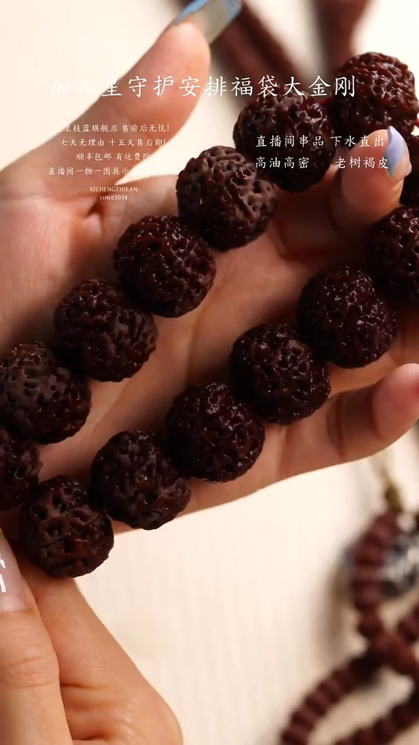 手串金刚菩提玺呈枝蓝•芒龙21mm