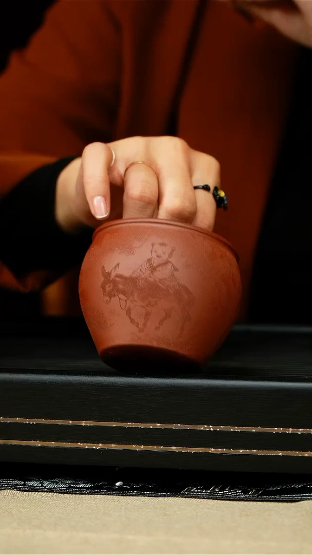 茶杯紫砂童子杯200cc   45