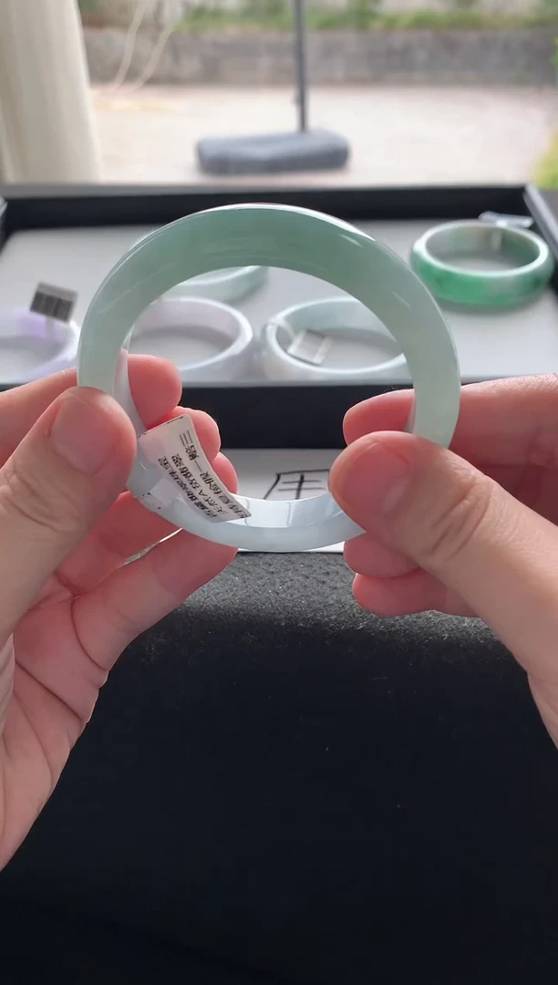 未镶嵌手镯翡翠57.7正圈买断Y2272