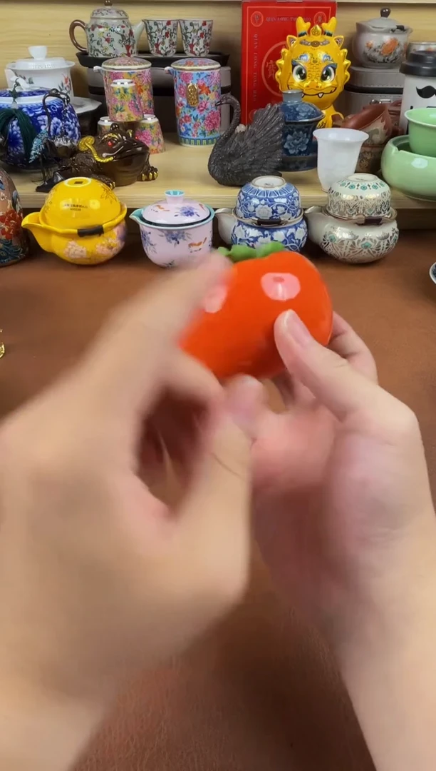 陶瓷茶具摆件旅行套组