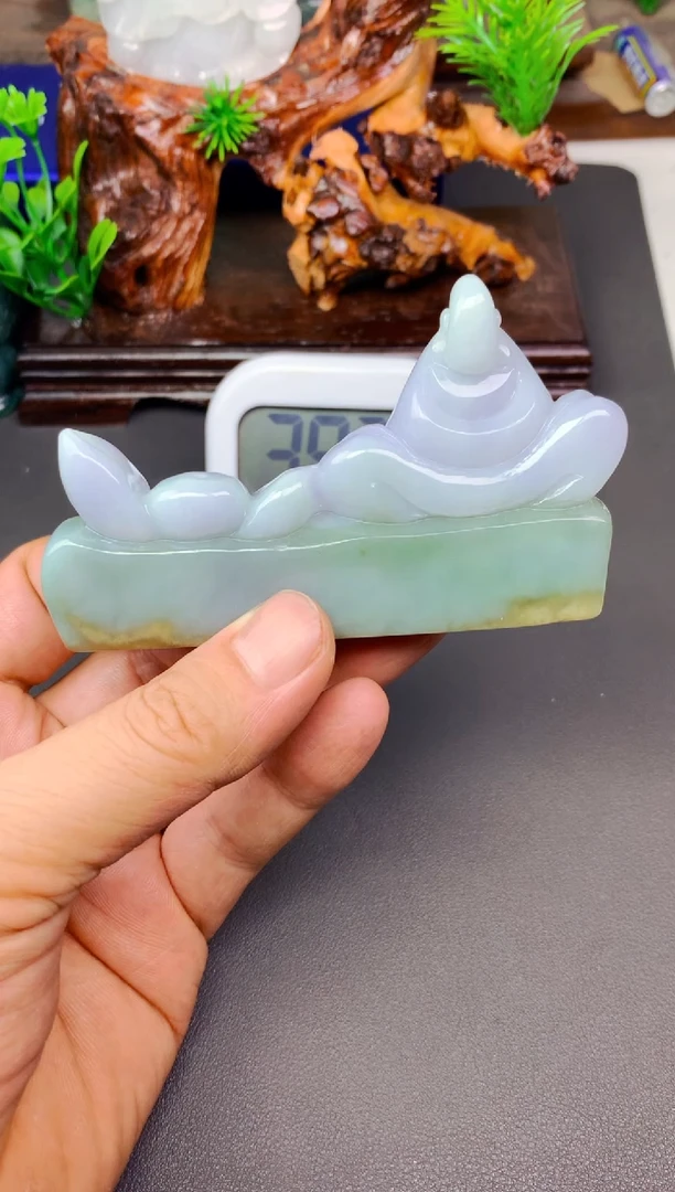 颈饰未镶嵌翡翠浮***—悟道