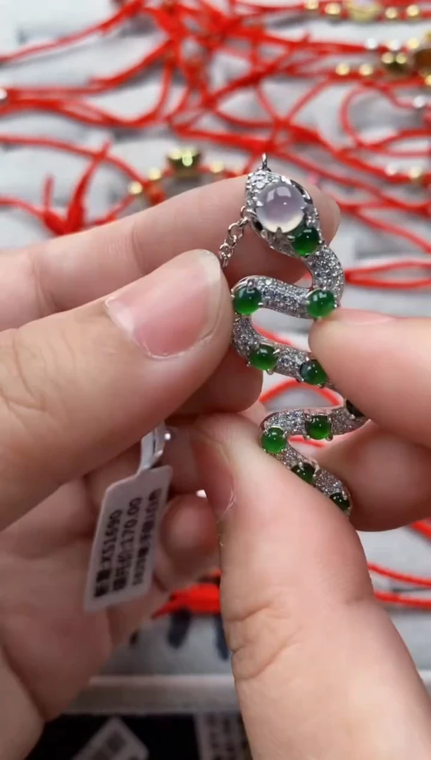 【闪购商品】翡翠戒指银S925镶嵌333333---7