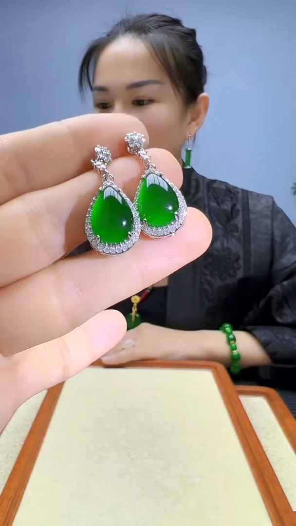 非金属珐琅非金属无高货diy劲饰水滴耳针