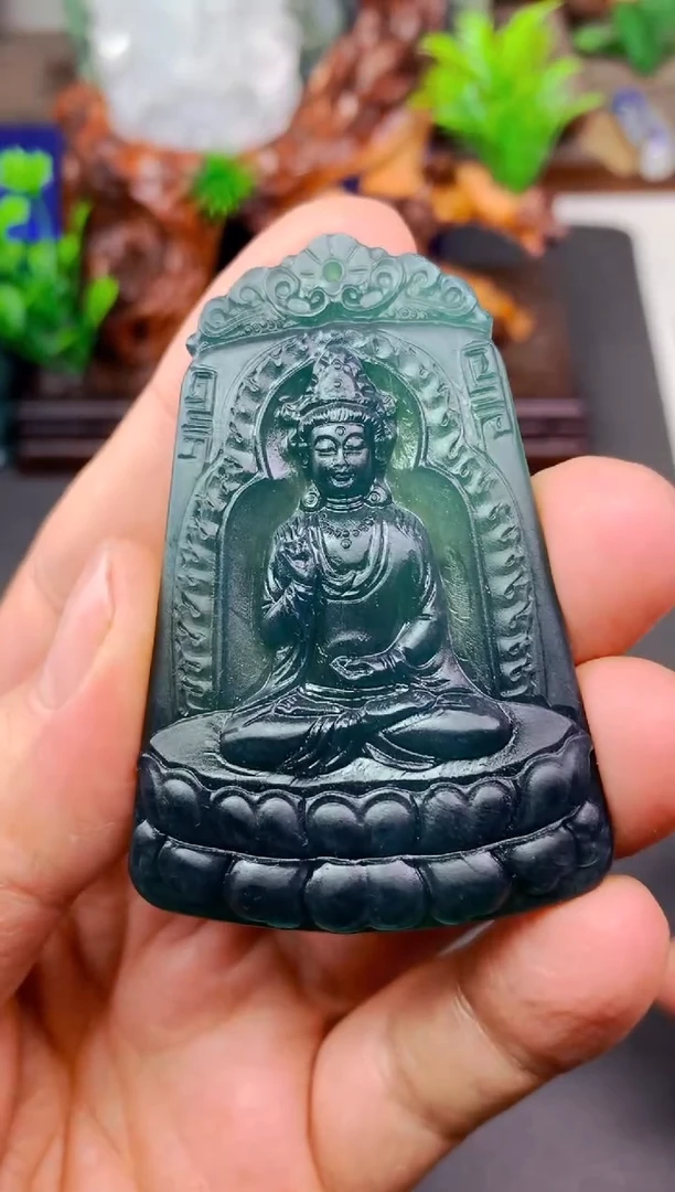 未镶嵌定制翡翠王*黄观音