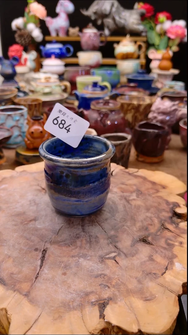 高温颜色釉 窑变系列 微瑕 684
