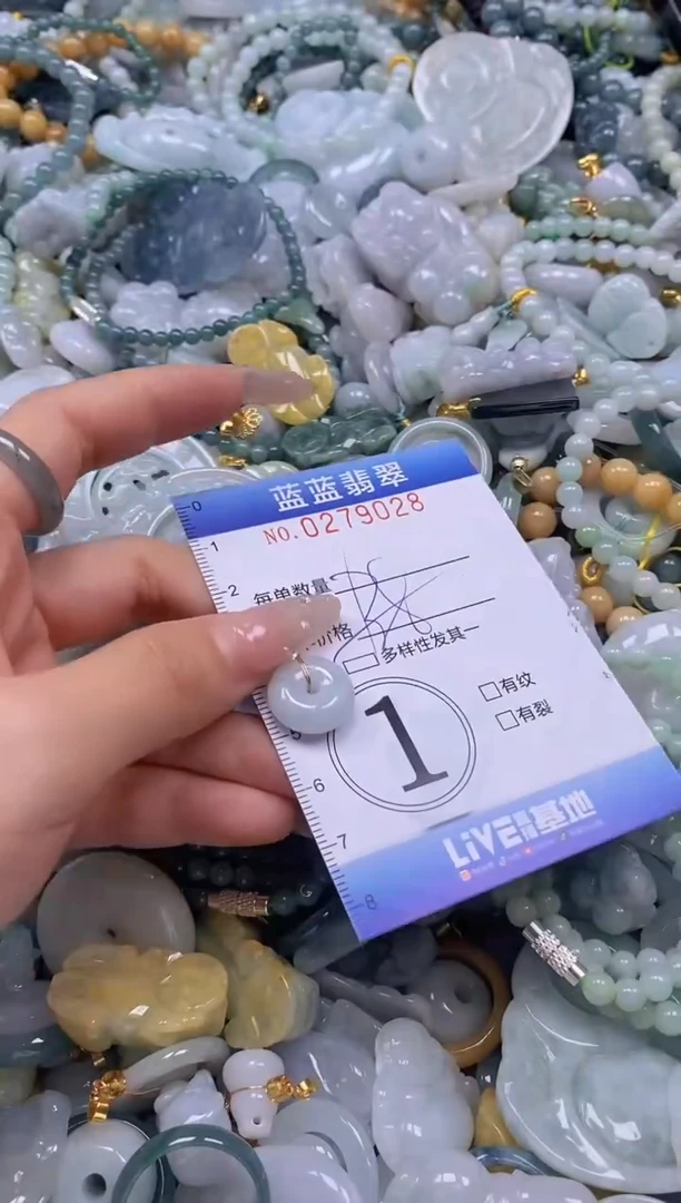 翡翠未镶嵌颈饰闪购0279028多样性发其一