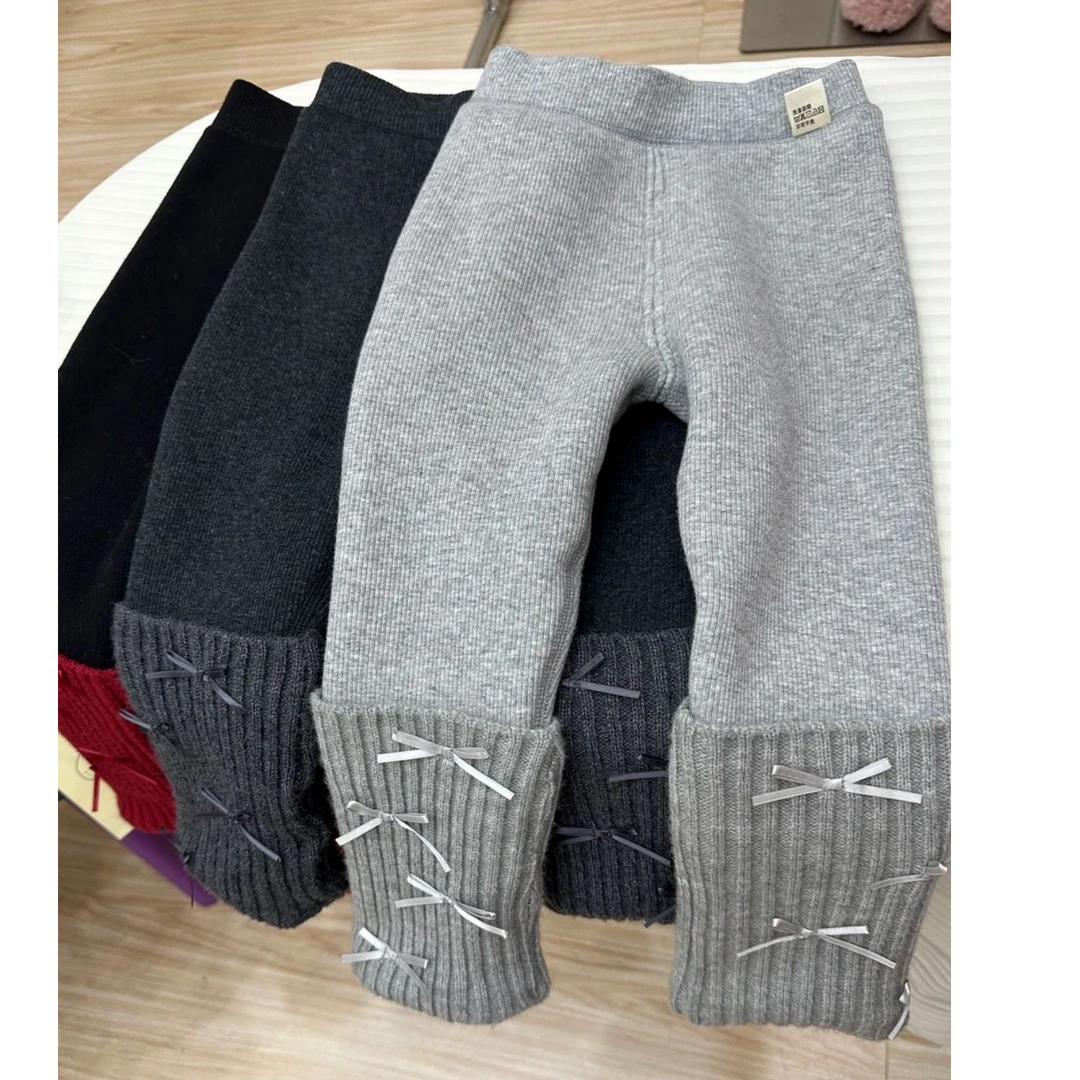 【菲菲原创】女童冬款2024打底裤加绒加厚长裤保暖秋冬打底袜