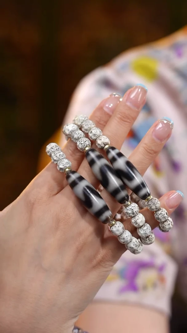 玛瑙/玉髓颈饰未镶嵌S53417多样性发一