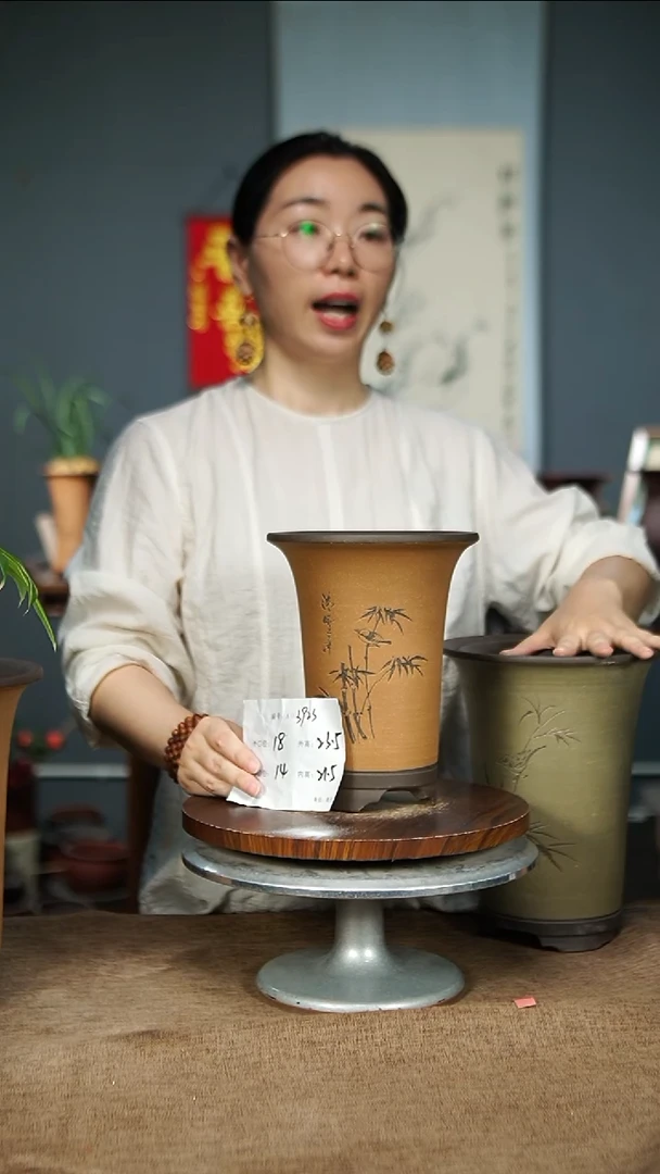 紫砂花盆3923 紫砂花盆紫砂^