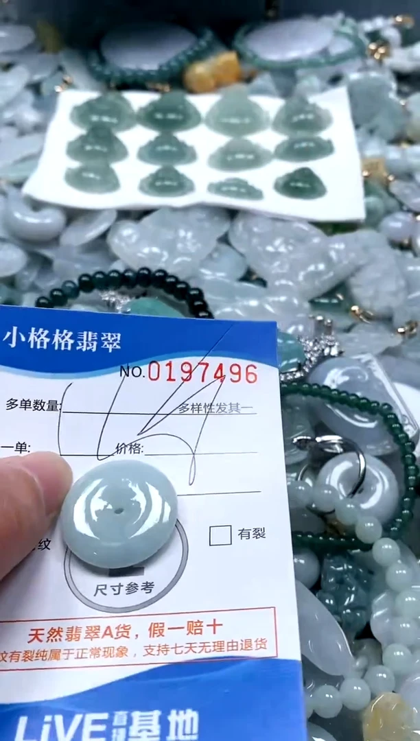 【闪购商品】翡翠颈饰未镶嵌闪购商品0197496