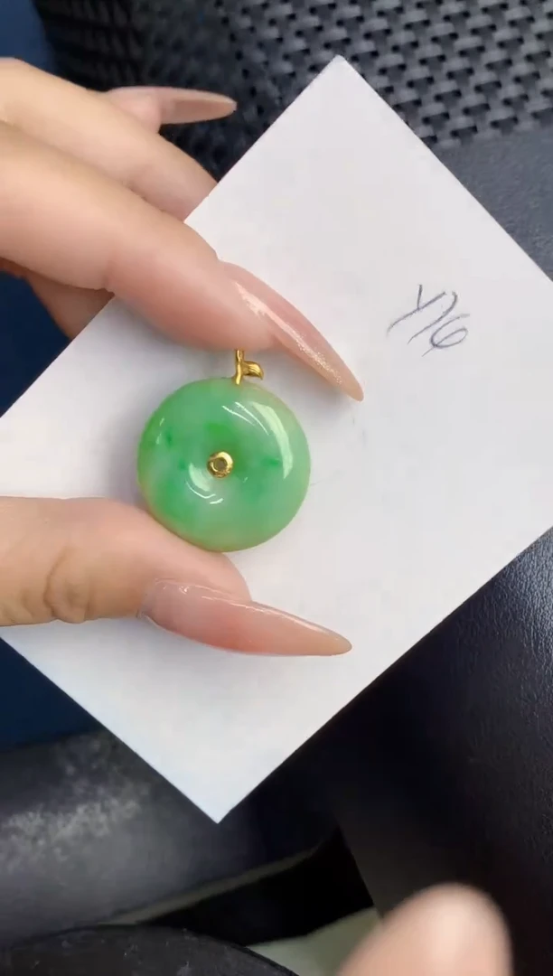 【闪购商品】翡翠颈饰18K金镶嵌000000000