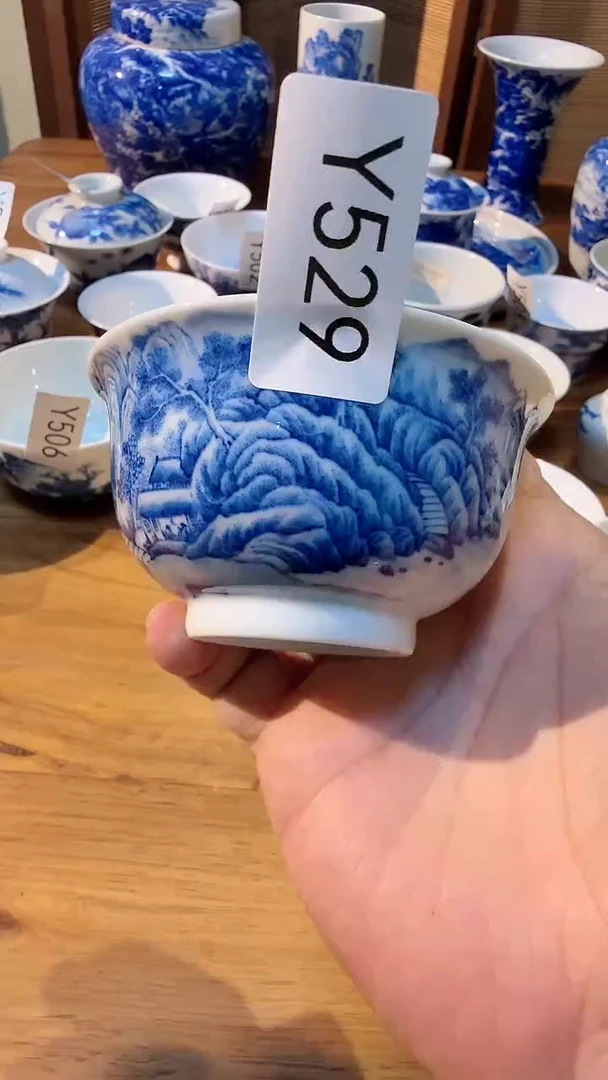 瓷片Y529家庭日用瓷器摆件