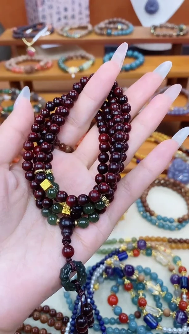 未镶嵌檀香紫檀（小叶紫檀）吊坠紫檀多圈