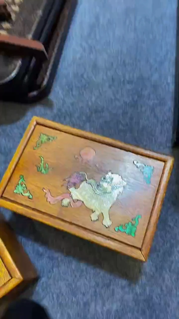 木紫檀木雕一物一拍