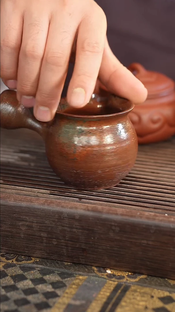 茶壶紫砂原矿手工制作