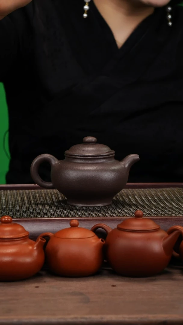 【闪购商品】紫砂茶壶全手工天青泥大亨掇只壶