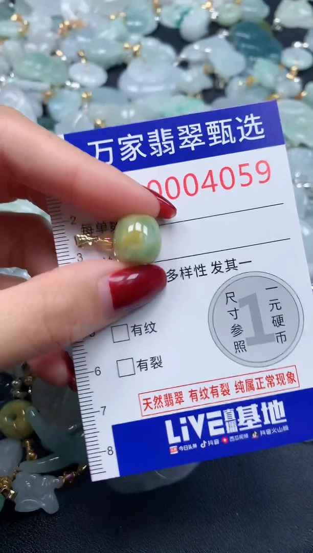 颈饰未镶嵌翡翠4059