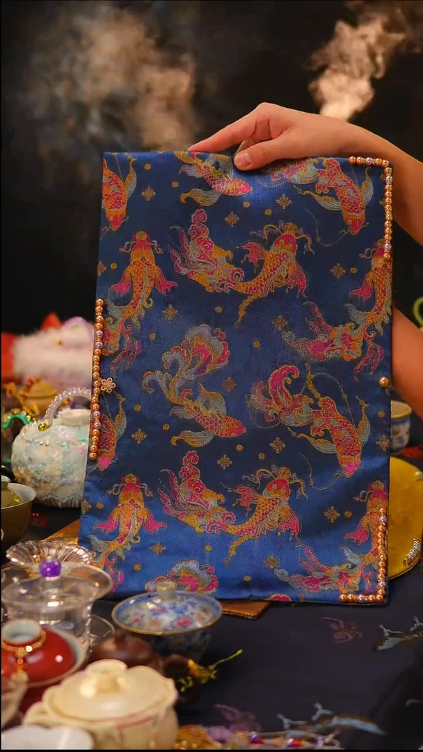 ?****中140茶席茶席60x35cm大鱼海棠