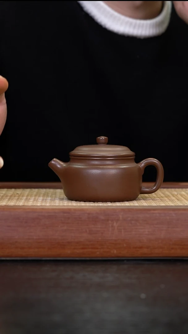 茶壶紫砂ZXM    革紫泥    德中    180cc
