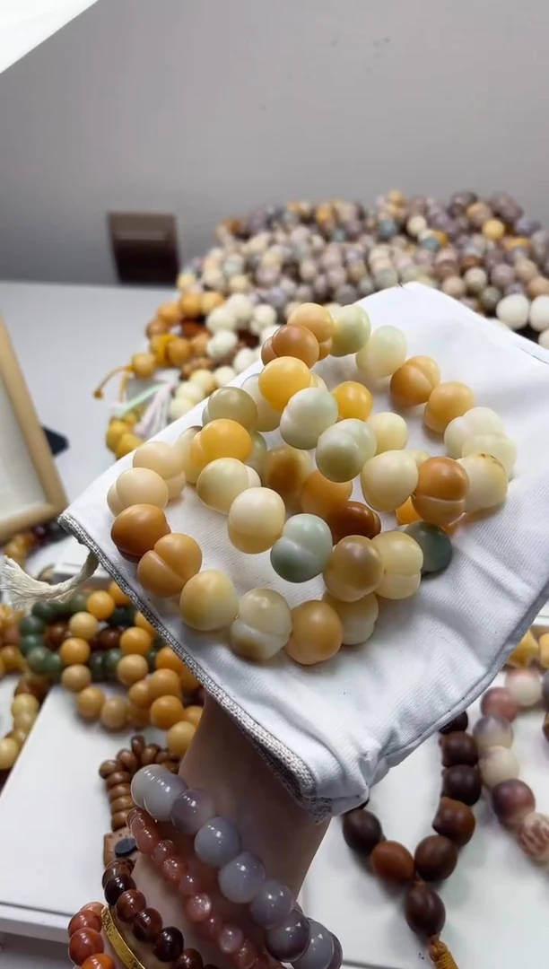 手串菩提根/象牙果沐m10干磨屁桃20mm手串