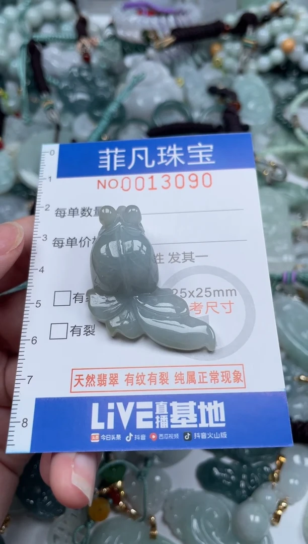 颈饰未镶嵌翡翠13090