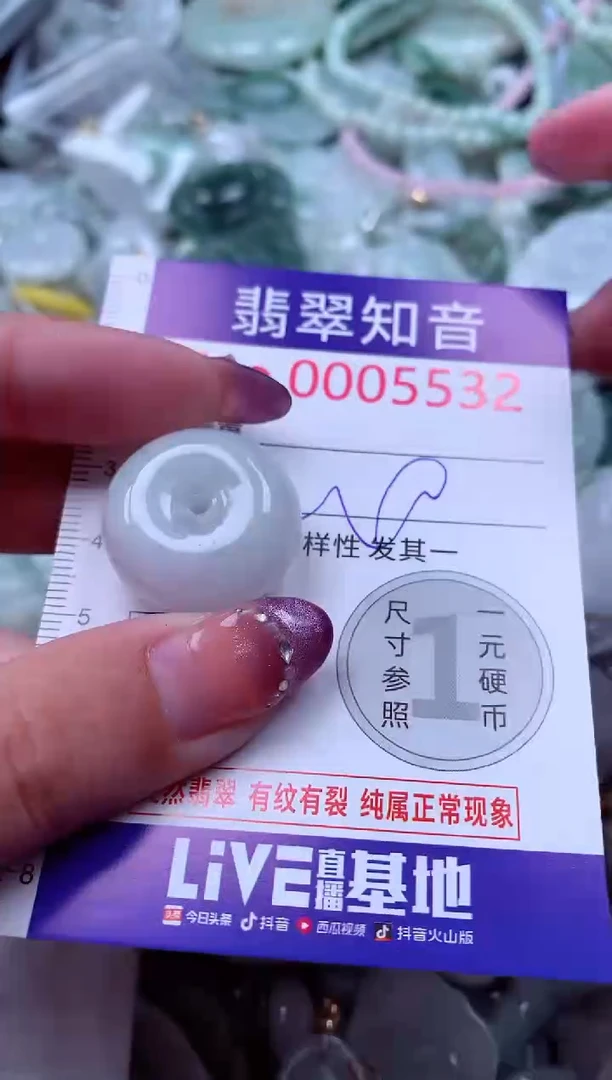 翡翠未镶嵌吊坠(不含链)5532