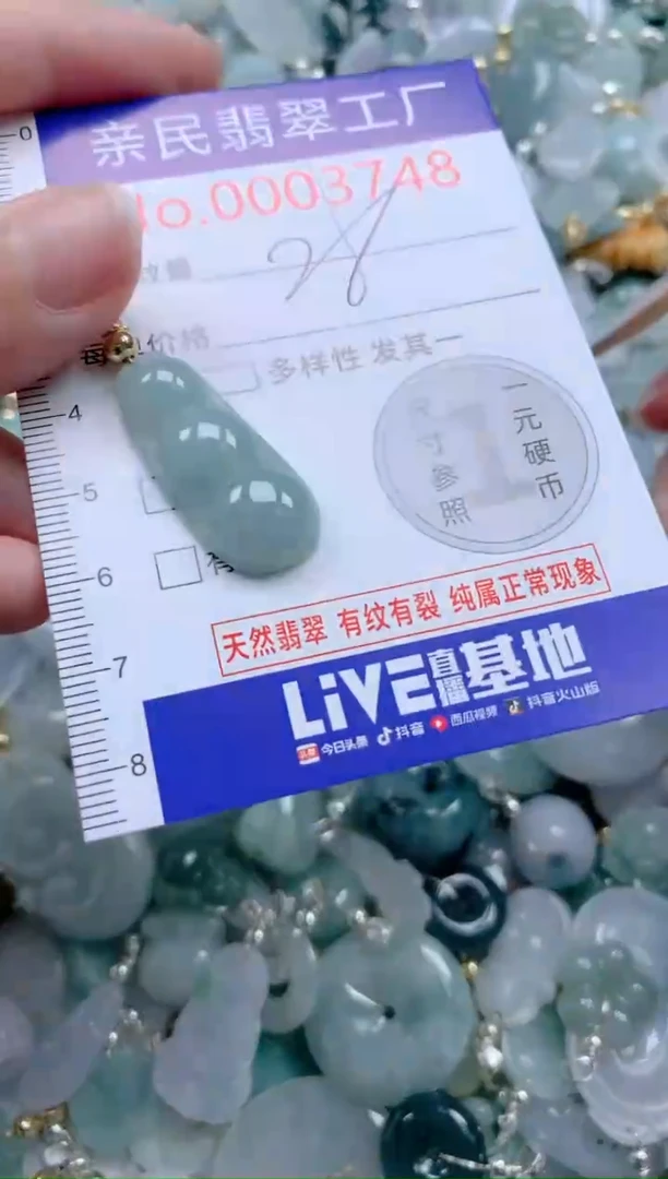 翡翠未镶嵌吊坠(不含链)3748