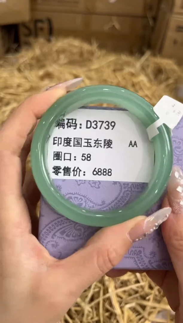 未镶嵌手镯石英质玉D3739