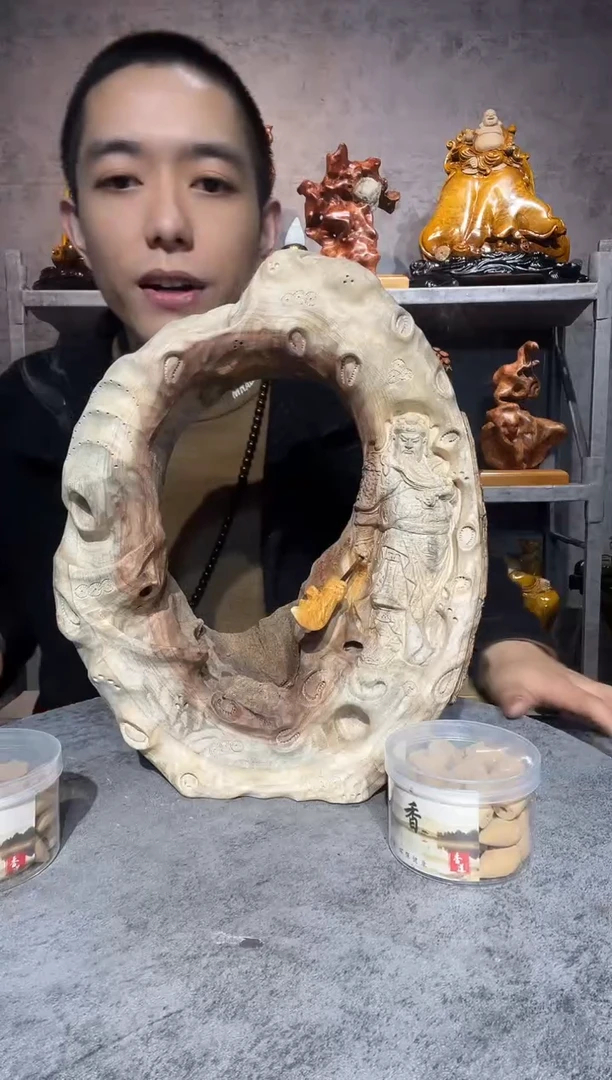 【闪购商品】香樟木香樟木精工雕刻摆件