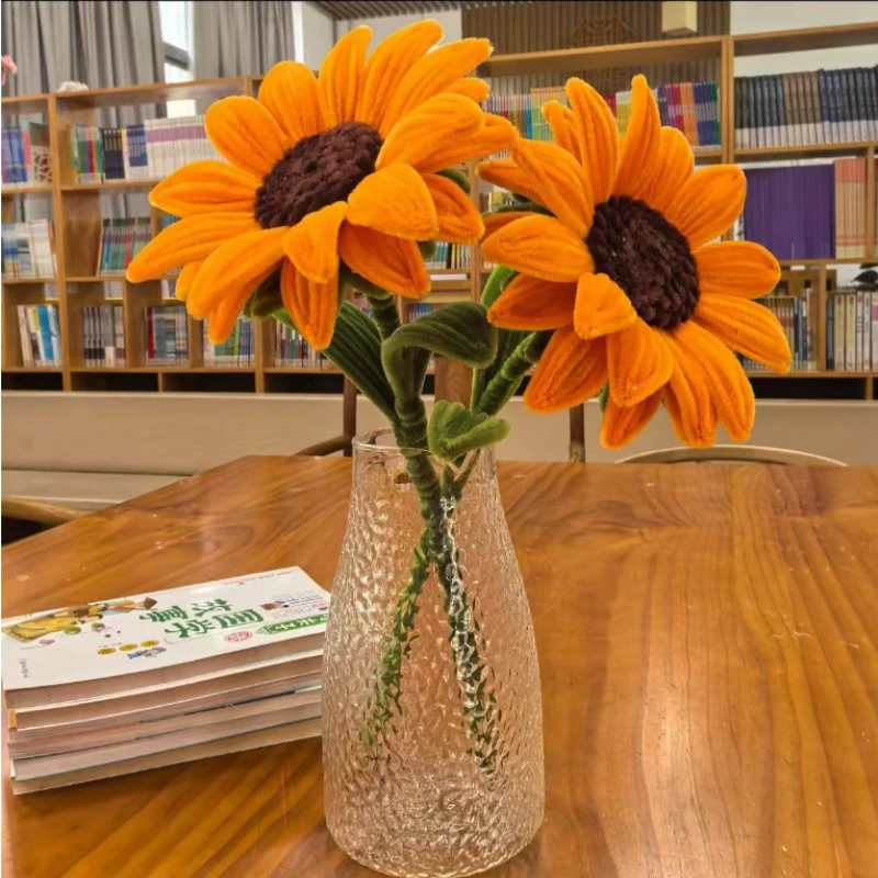 【6.6 起中号向日葵】 教师节 中高考 一举夺魁 手工diy材料包 成品