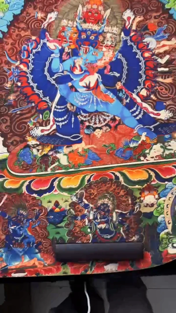 装裱画唐卡藏艺阁高端绘画作品TK16052