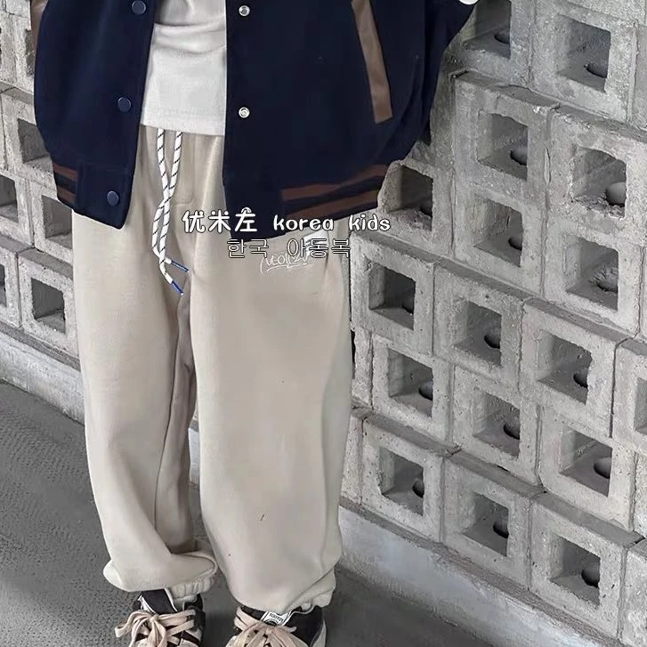 23038高端专享冬款加绒裤子米色