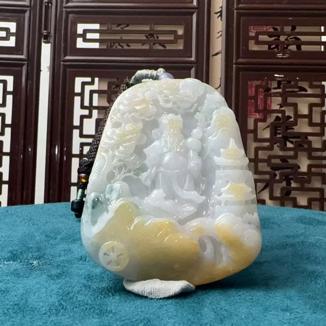 翡翠----财神吊坠