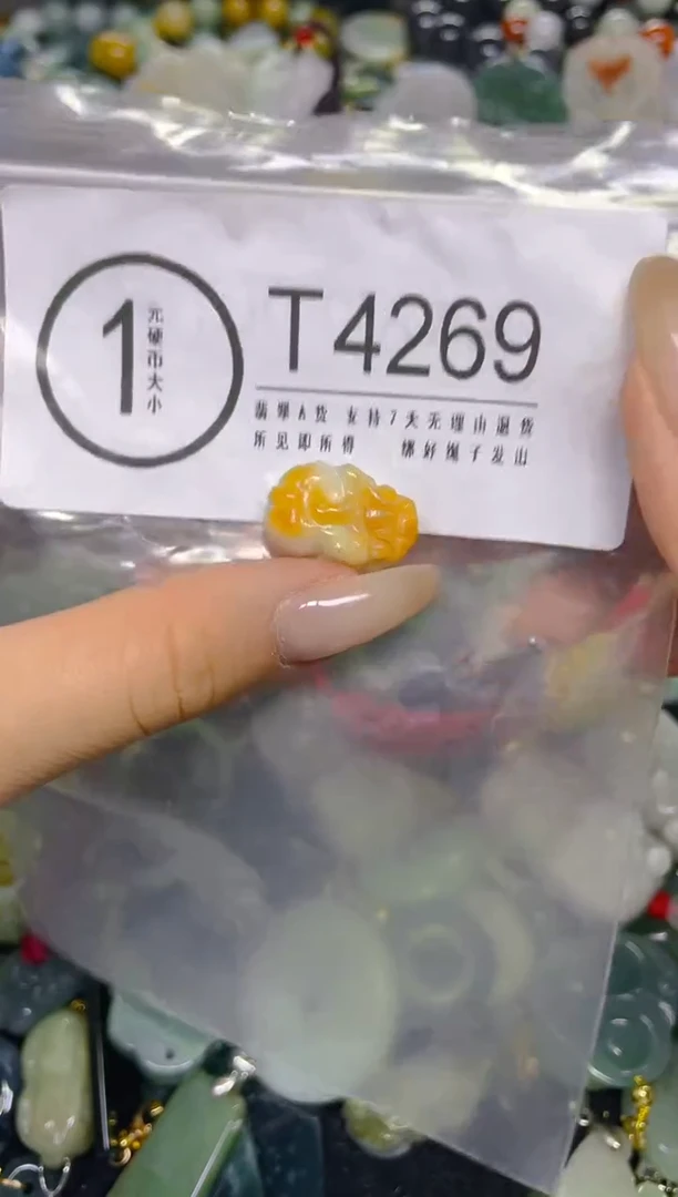 颈饰未镶嵌翡翠/ T /翡翠A货，一件也是批发价