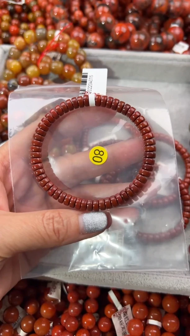 未镶嵌手串南红玛瑙6+