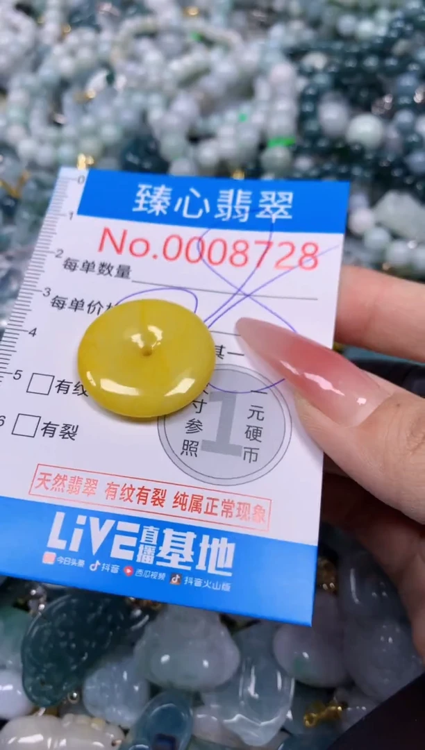 【闪购商品】翡翠颈饰未镶嵌含绳0008728
